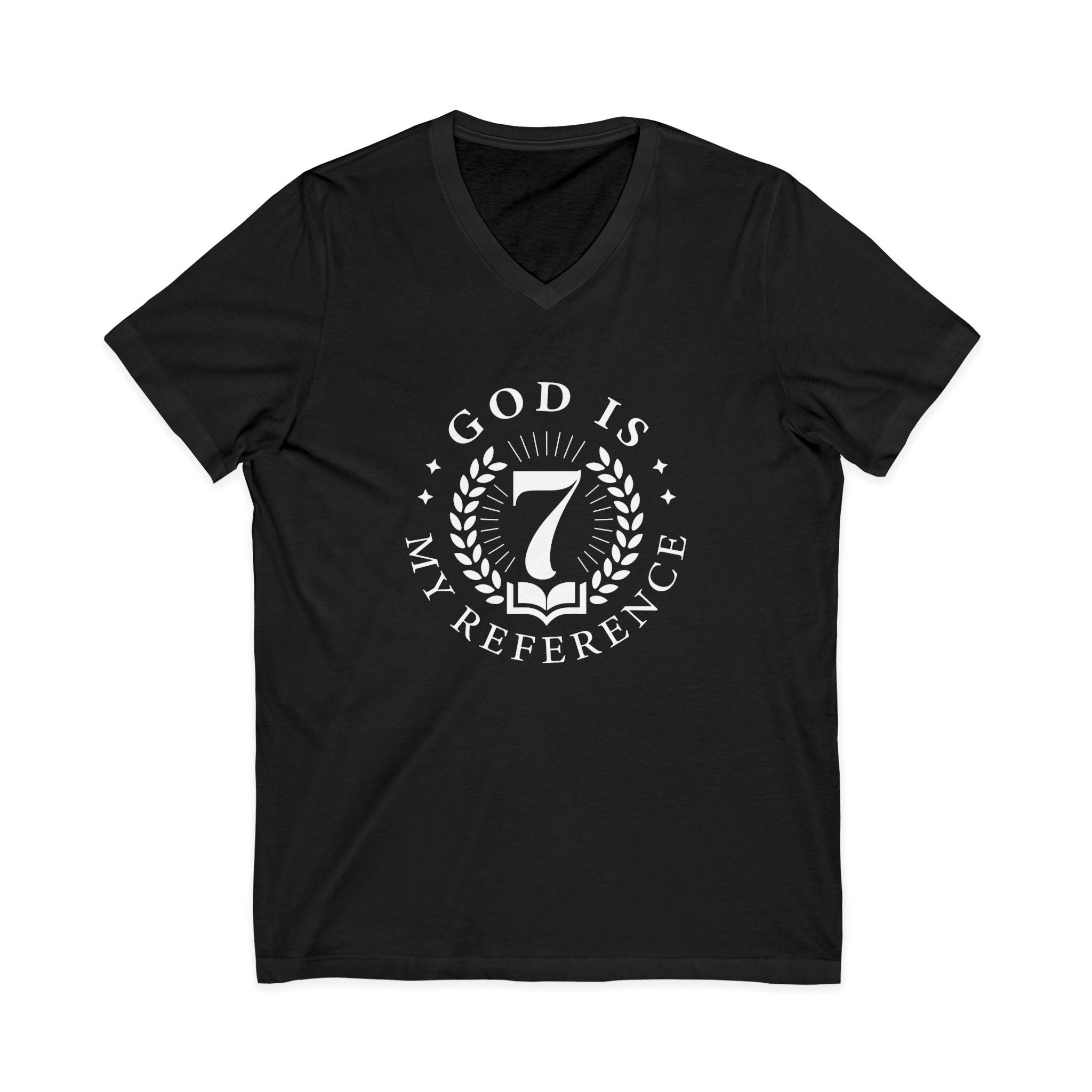 Unisex V-Neck T-Shirt | Soft Cotton V-Neck Tee | Casual Everyday V-Neck Shirt