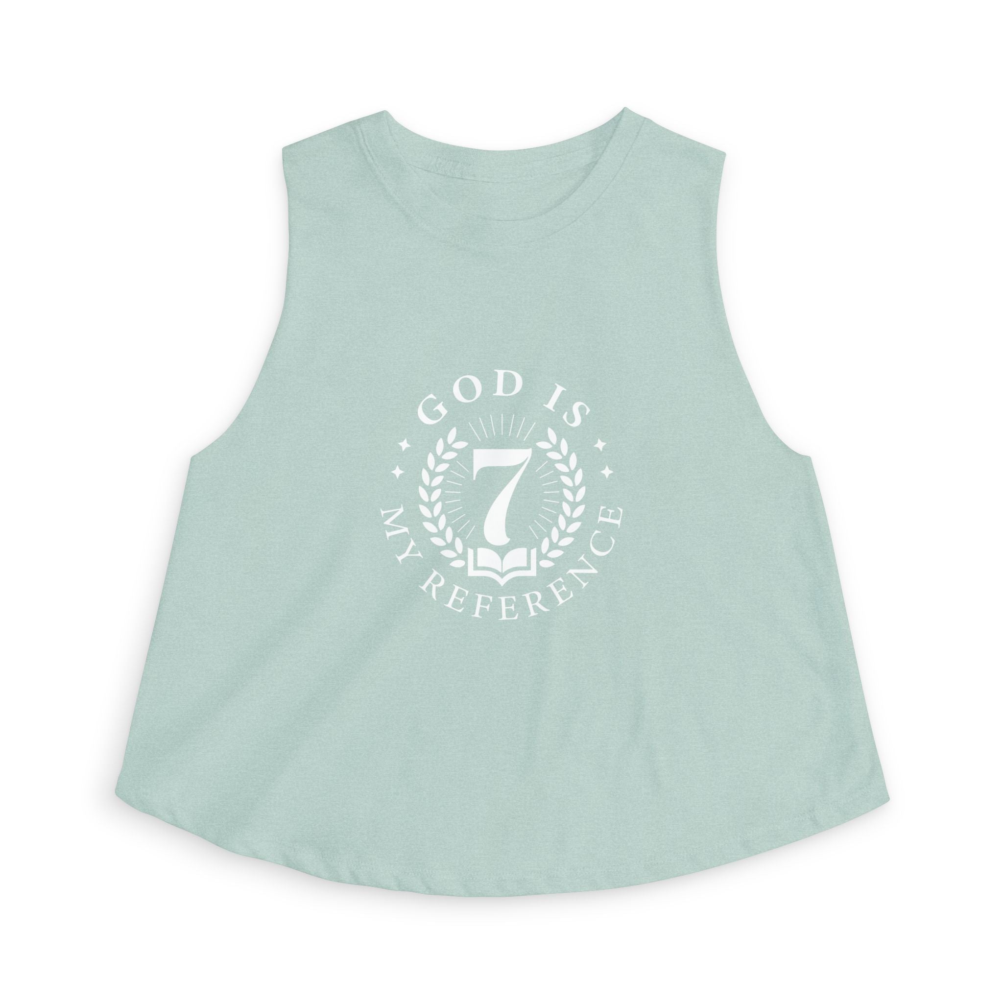 Bella Women’s Racerback Cropped Tank | Ladies Crop Tank Top | Athletic Workout Crop Tank