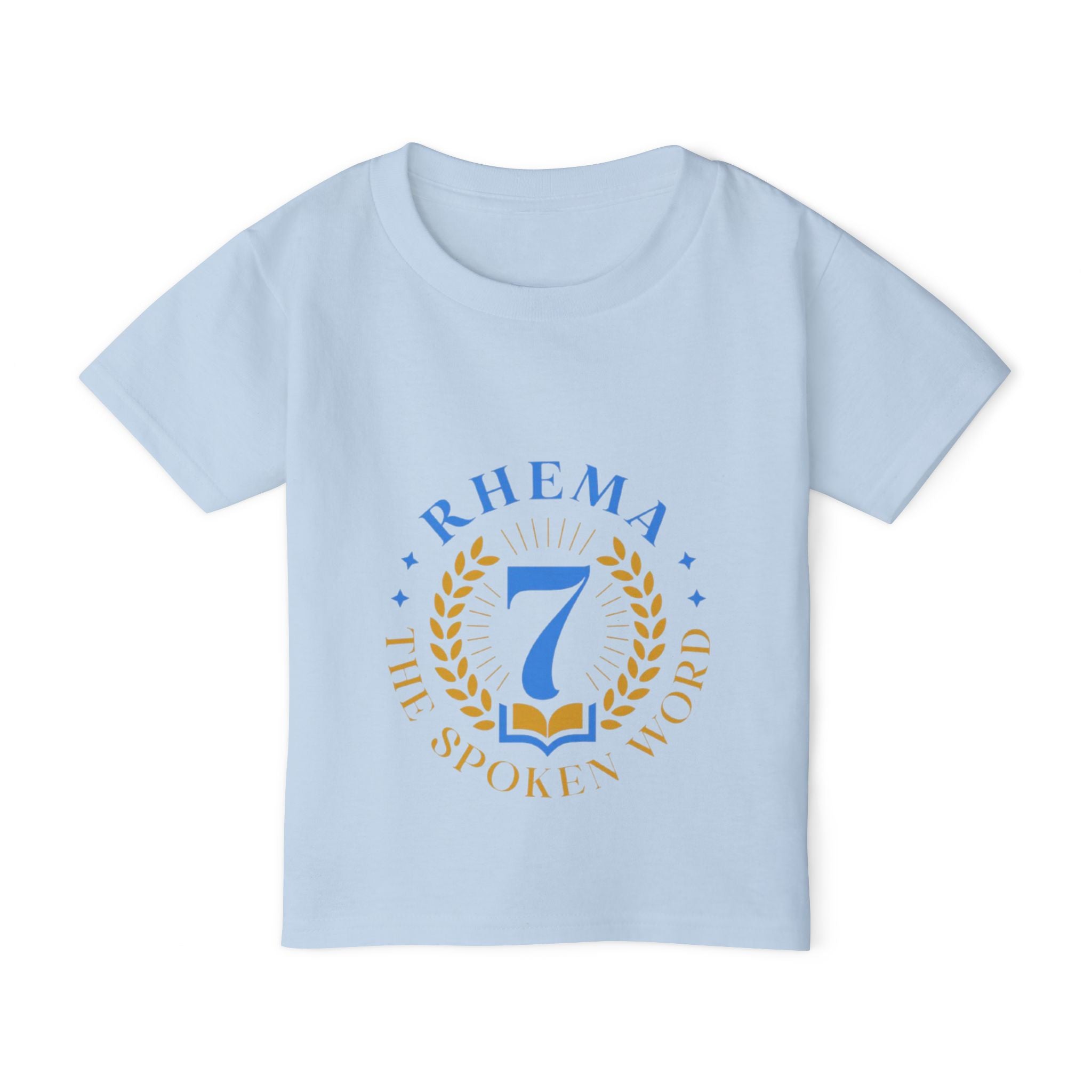 Heavy Cotton Toddler T-shirt, Soft and Stylish Tee for Eco-conscious Kids, Gildan 5100P, Soft Rib Collar, Comfort Fit, White Color Variant,