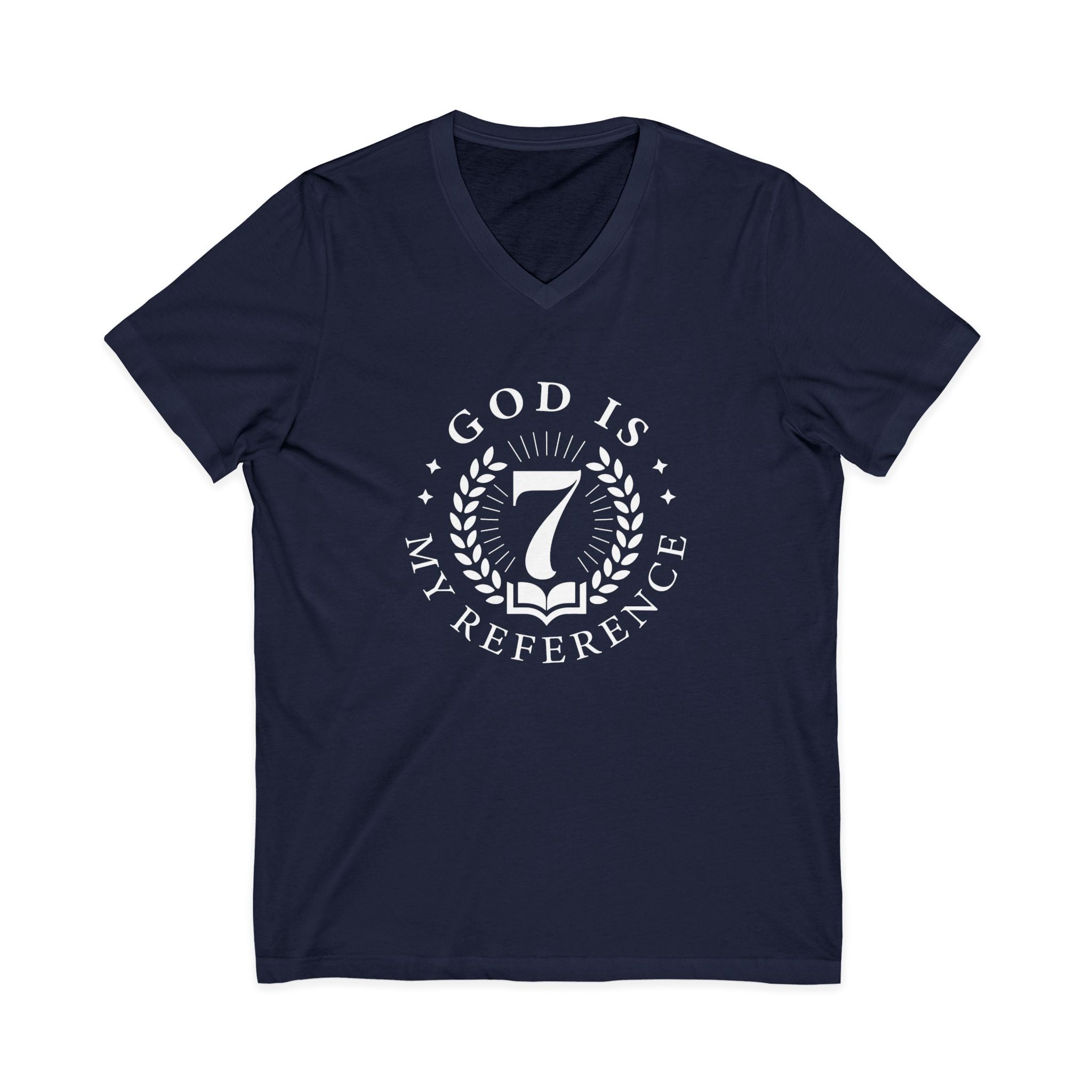 Unisex V-Neck T-Shirt | Soft Cotton V-Neck Tee | Casual Everyday V-Neck Shirt
