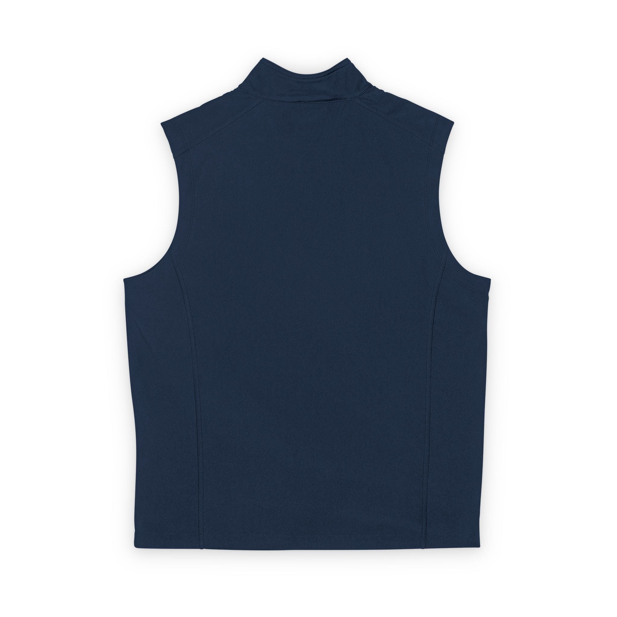 Embroidered Compass Soft Shell Vest — Men's Lightweight Outdoor Layer