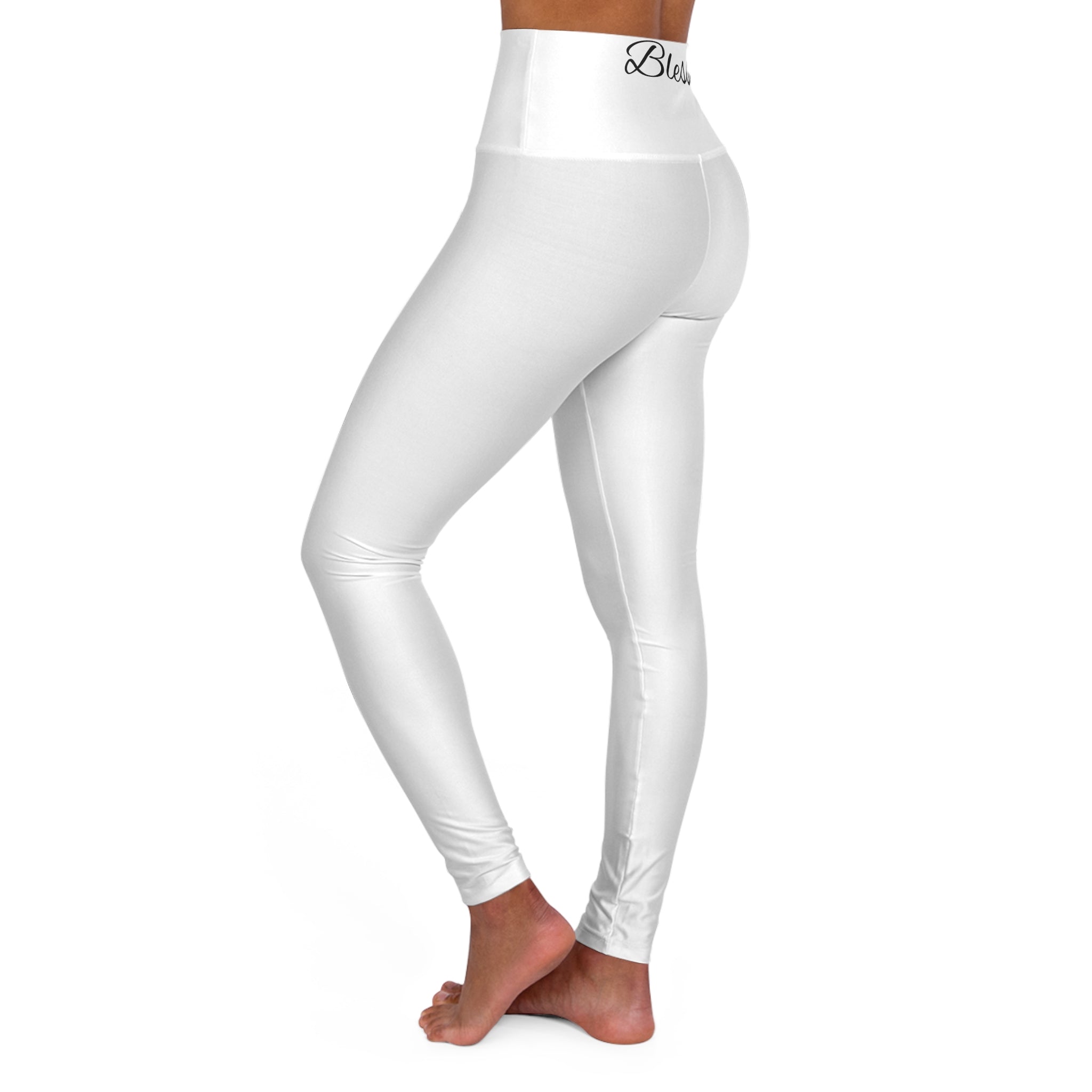 "Blessed" High-Waist Yoga Leggings - Comfortable High-Rise Activewear