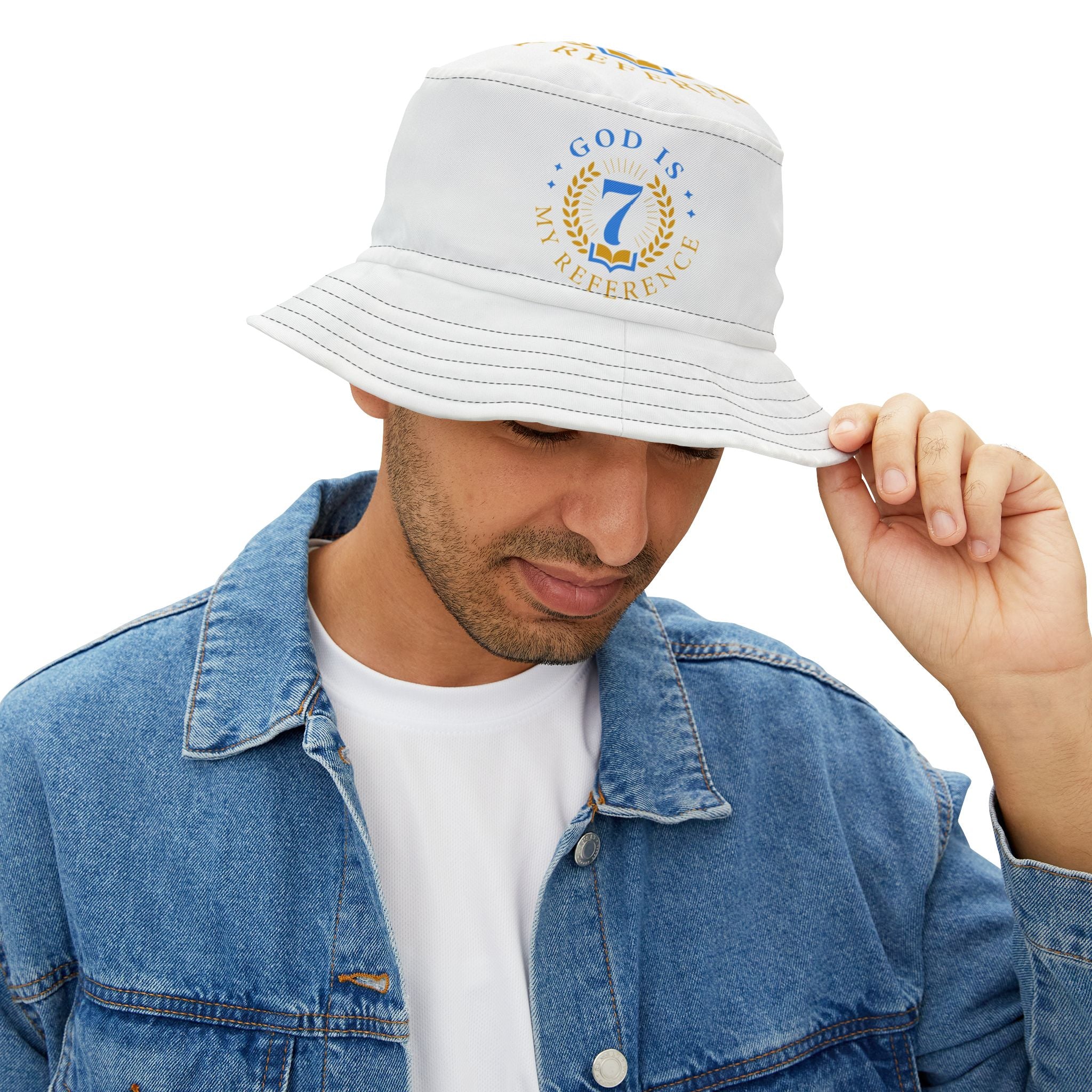 Personalized Bucket Hat for Fashion-Forward Individuals, Festival-Goers, and Outdoor Enthusiasts. Customizable Design, Made in USA, Ideal