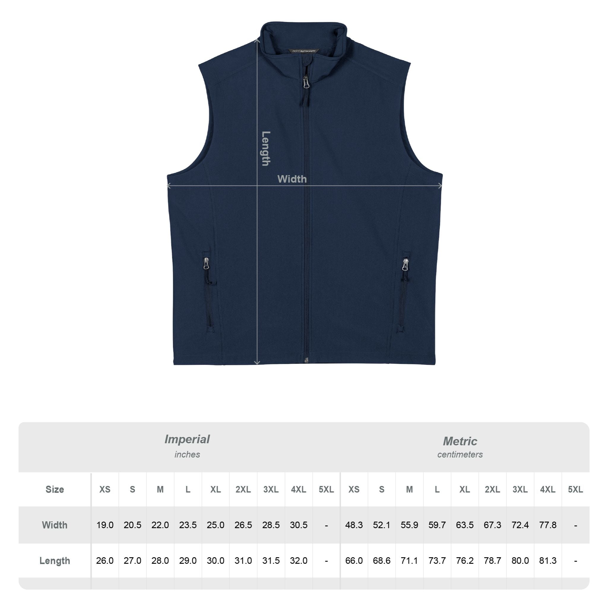 Embroidered Compass Soft Shell Vest — Men's Lightweight Outdoor Layer