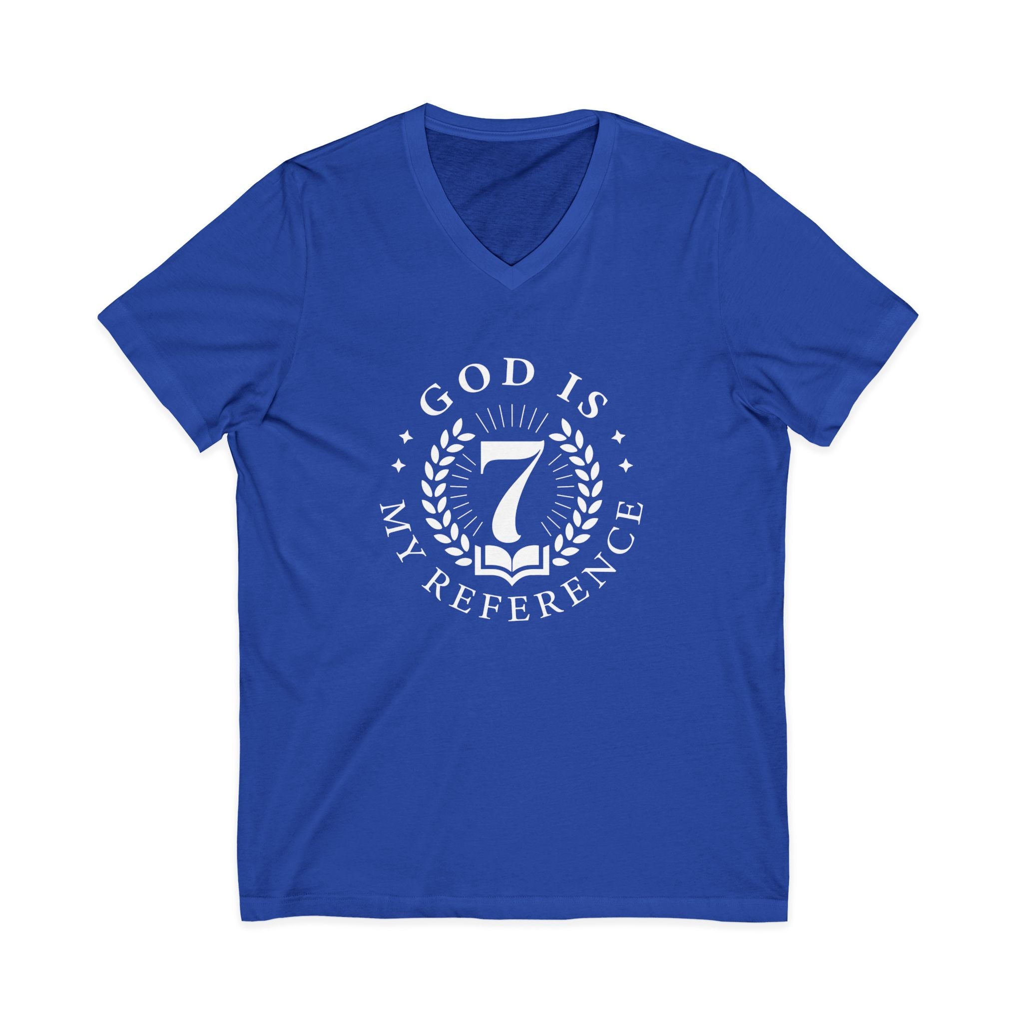 Unisex V-Neck T-Shirt | Soft Cotton V-Neck Tee | Casual Everyday V-Neck Shirt