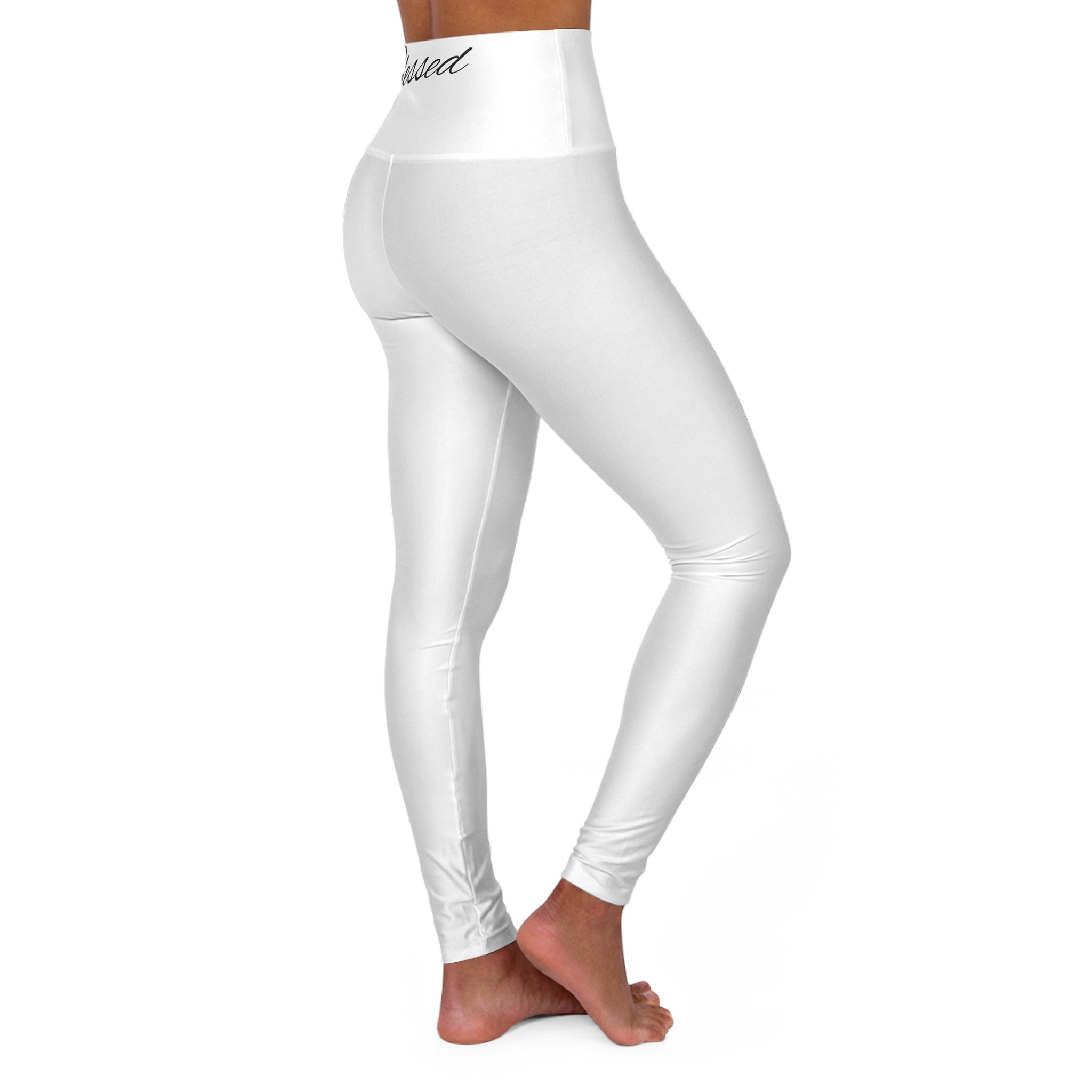 "Blessed" High-Waist Yoga Leggings - Comfortable High-Rise Activewear