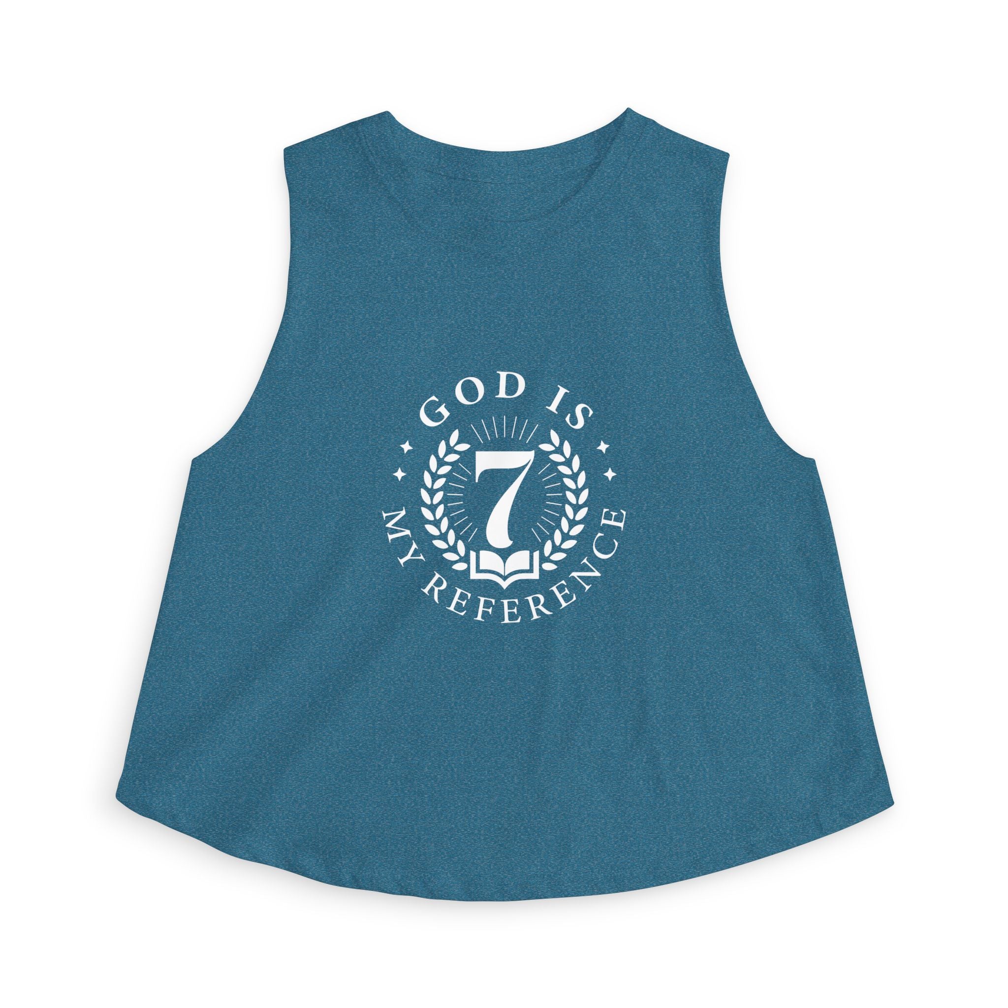 Bella Women’s Racerback Cropped Tank | Ladies Crop Tank Top | Athletic Workout Crop Tank