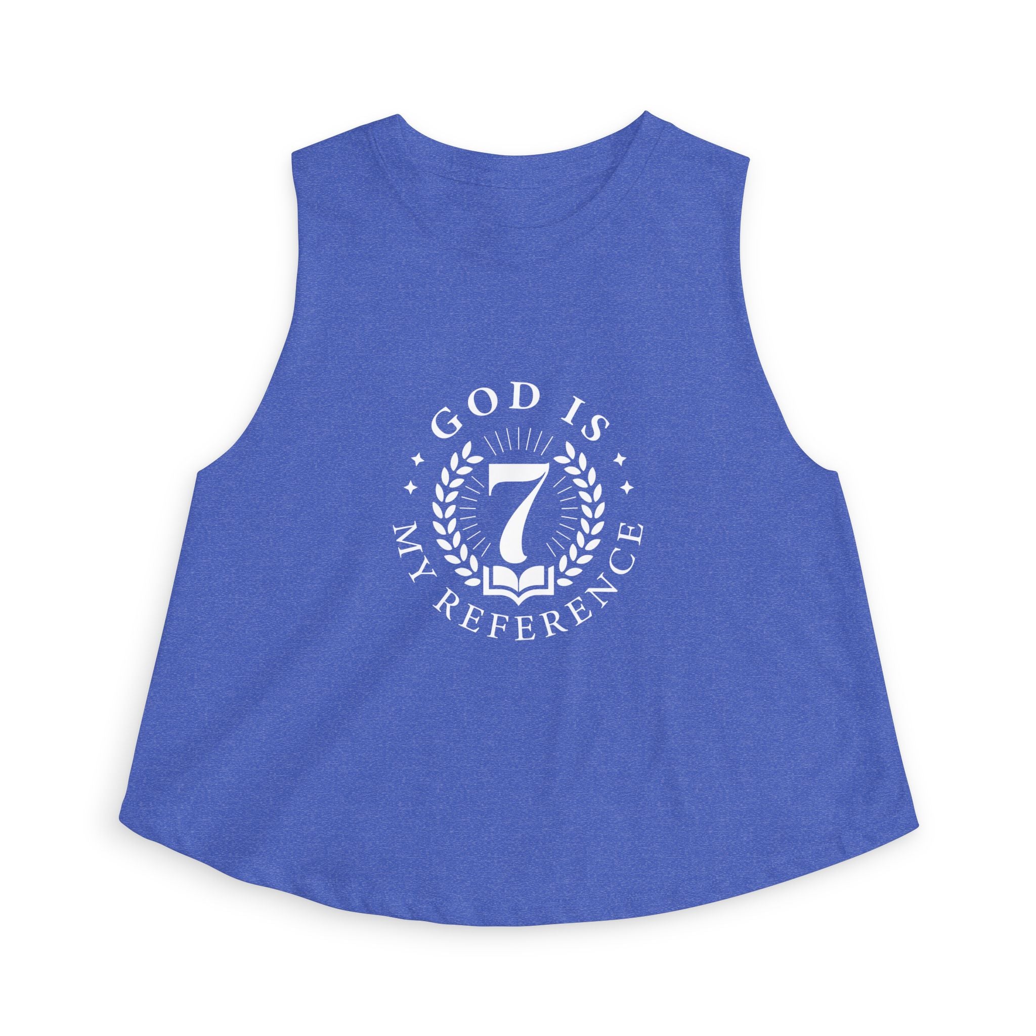 Bella Women’s Racerback Cropped Tank | Ladies Crop Tank Top | Athletic Workout Crop Tank