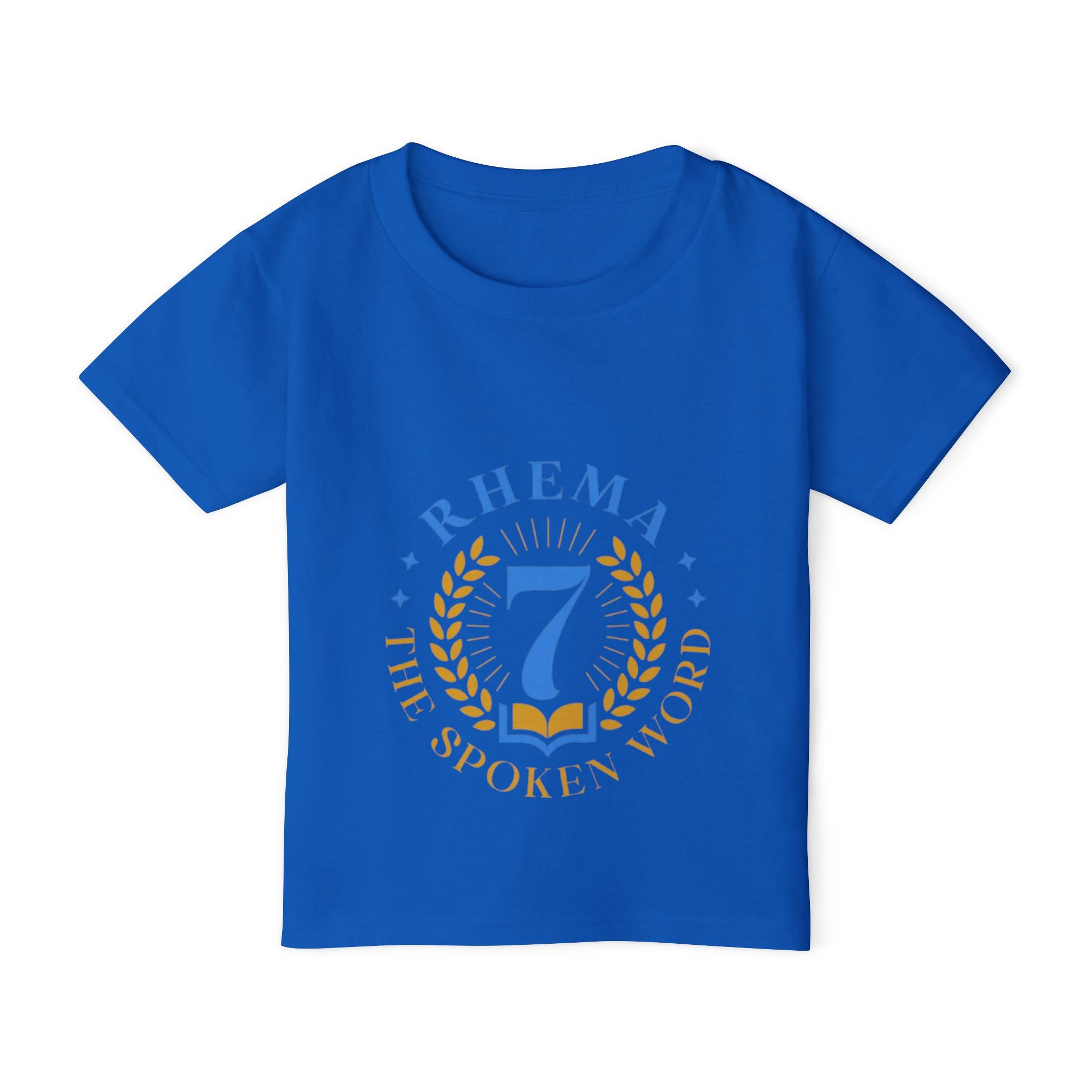 Heavy Cotton Toddler T-shirt, Soft and Stylish Tee for Eco-conscious Kids, Gildan 5100P, Soft Rib Collar, Comfort Fit, White Color Variant,