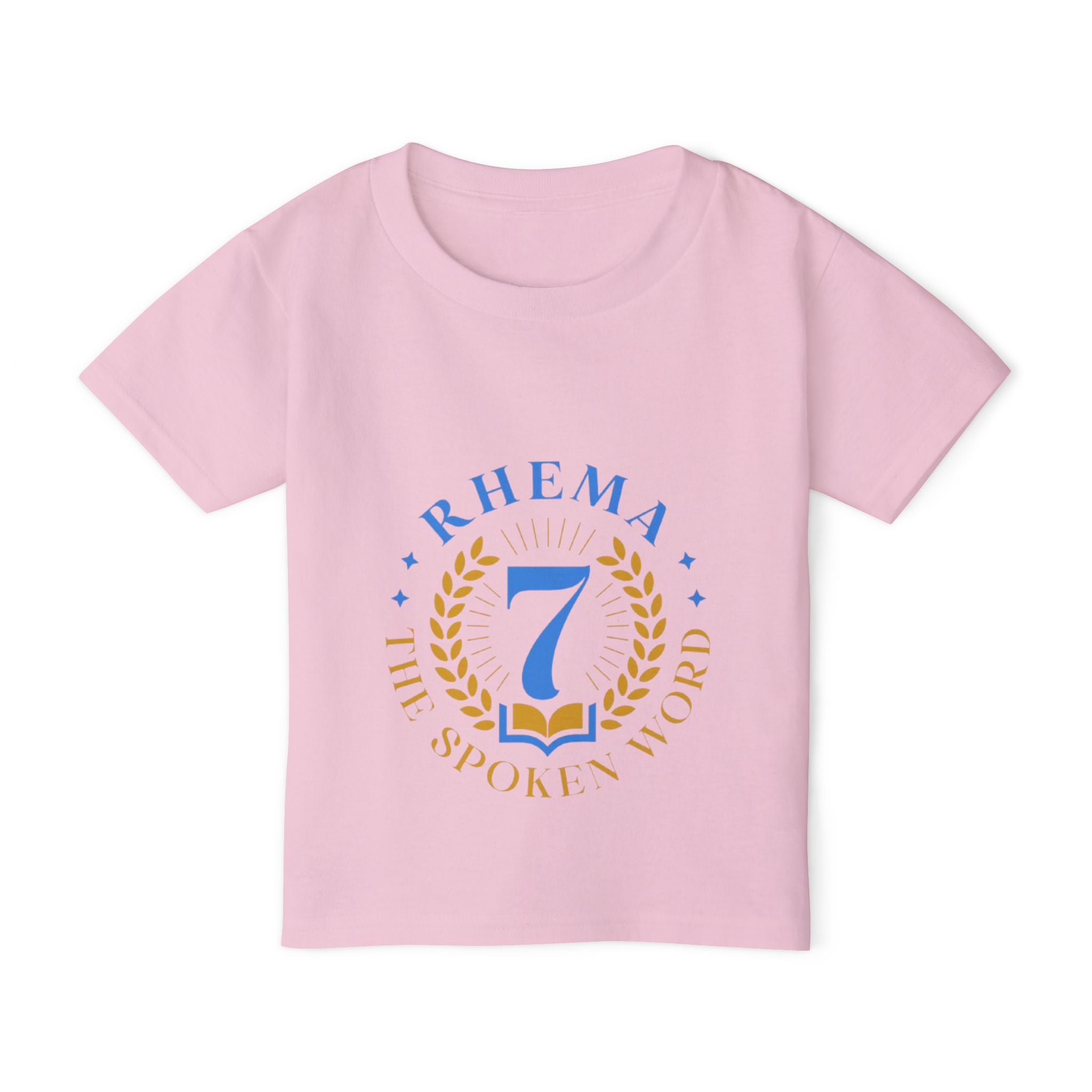 Heavy Cotton Toddler T-shirt, Soft and Stylish Tee for Eco-conscious Kids, Gildan 5100P, Soft Rib Collar, Comfort Fit, White Color Variant,