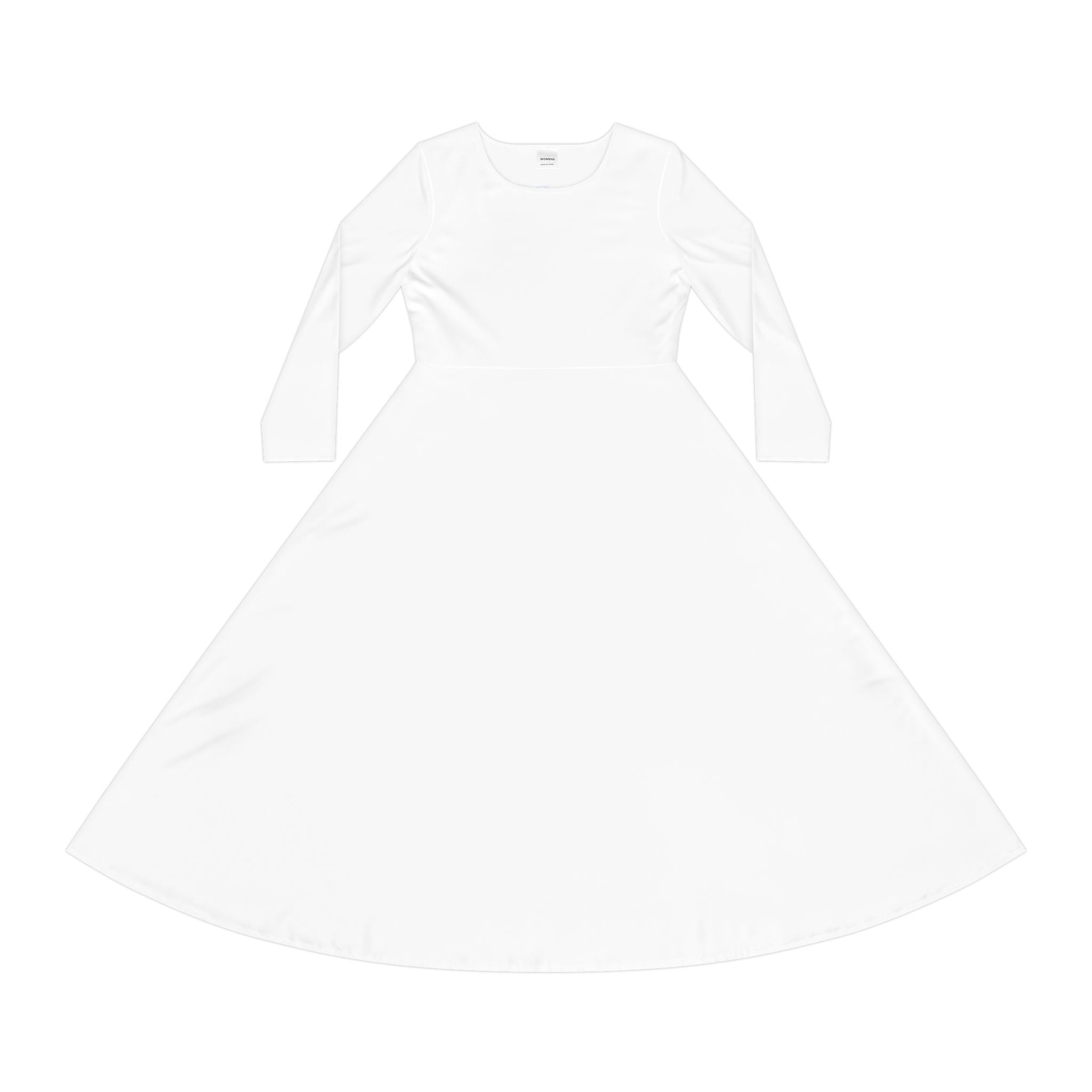 Faith Dance Dress — "God Is My Strength" Long Sleeve Performance Dress