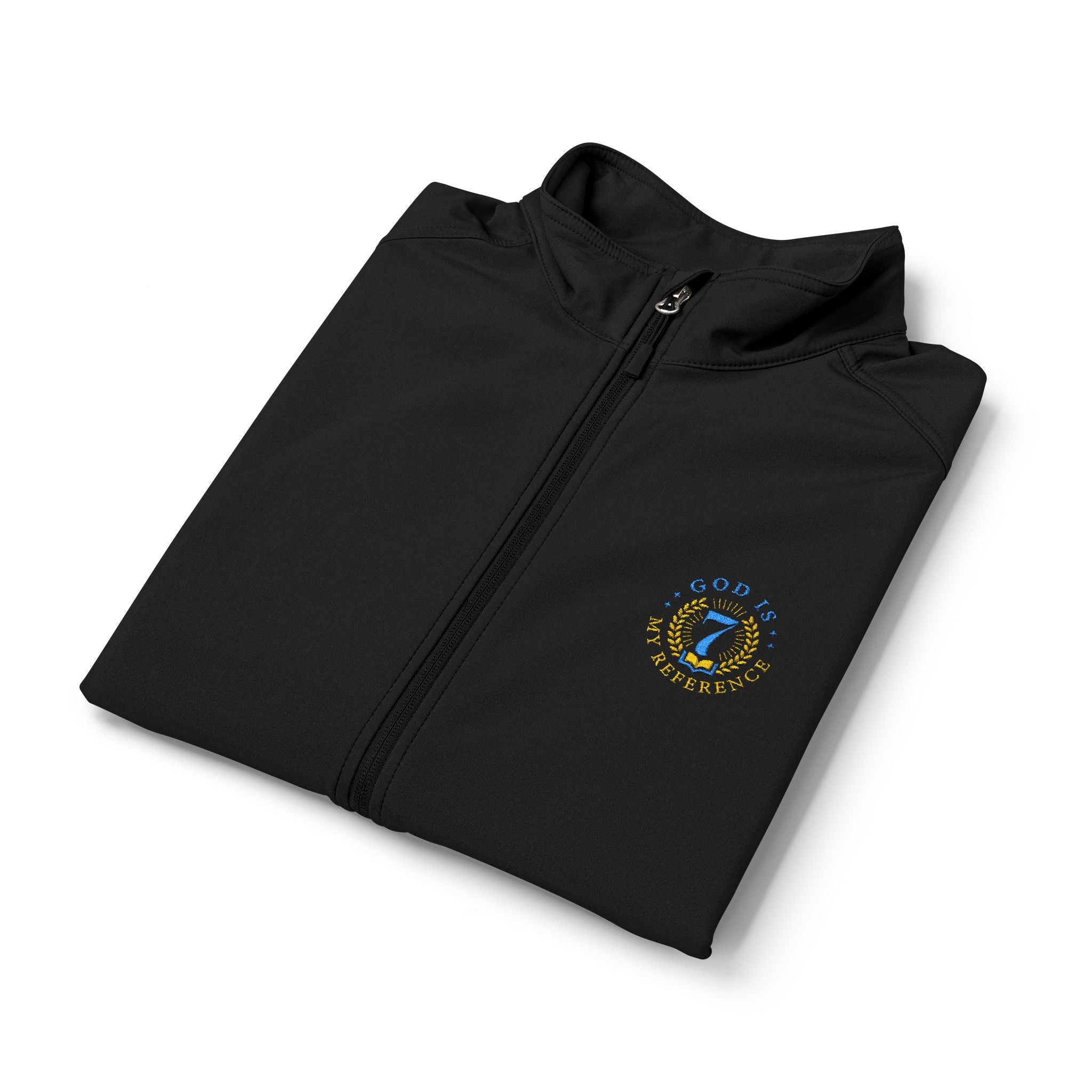 Embroidered Compass Soft Shell Vest — Men's Lightweight Outdoor Layer