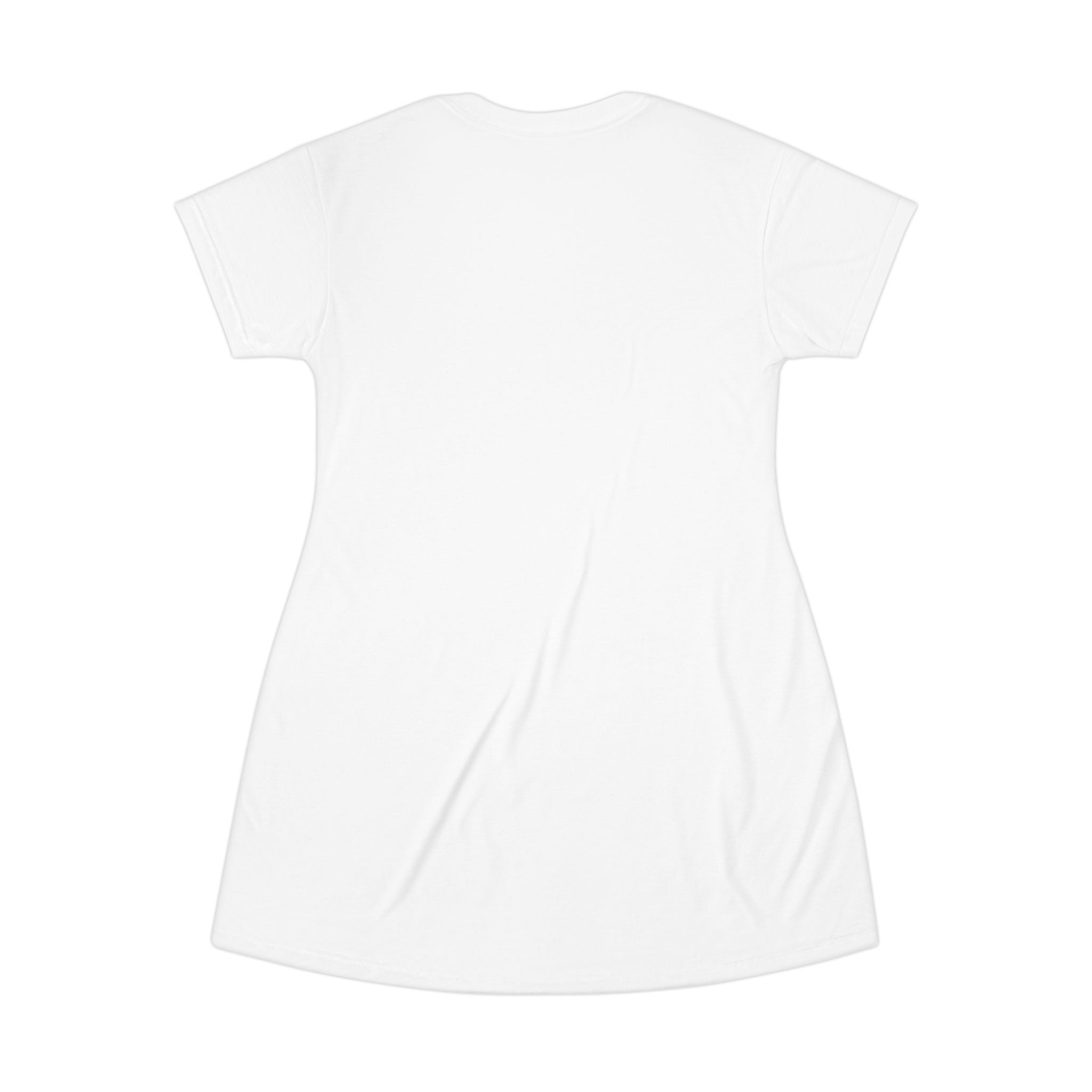 Faith-Inspired T-Shirt Dress — "God Is My Reference" Christian Graphic Dress