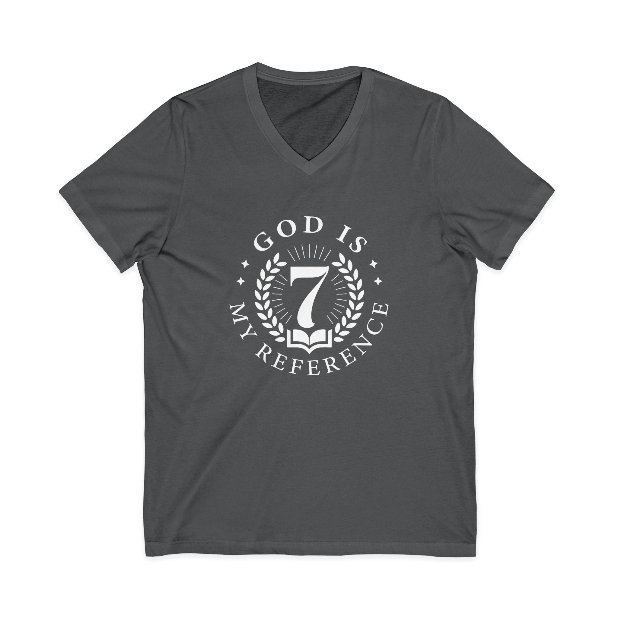 Unisex V-Neck T-Shirt | Soft Cotton V-Neck Tee | Casual Everyday V-Neck Shirt