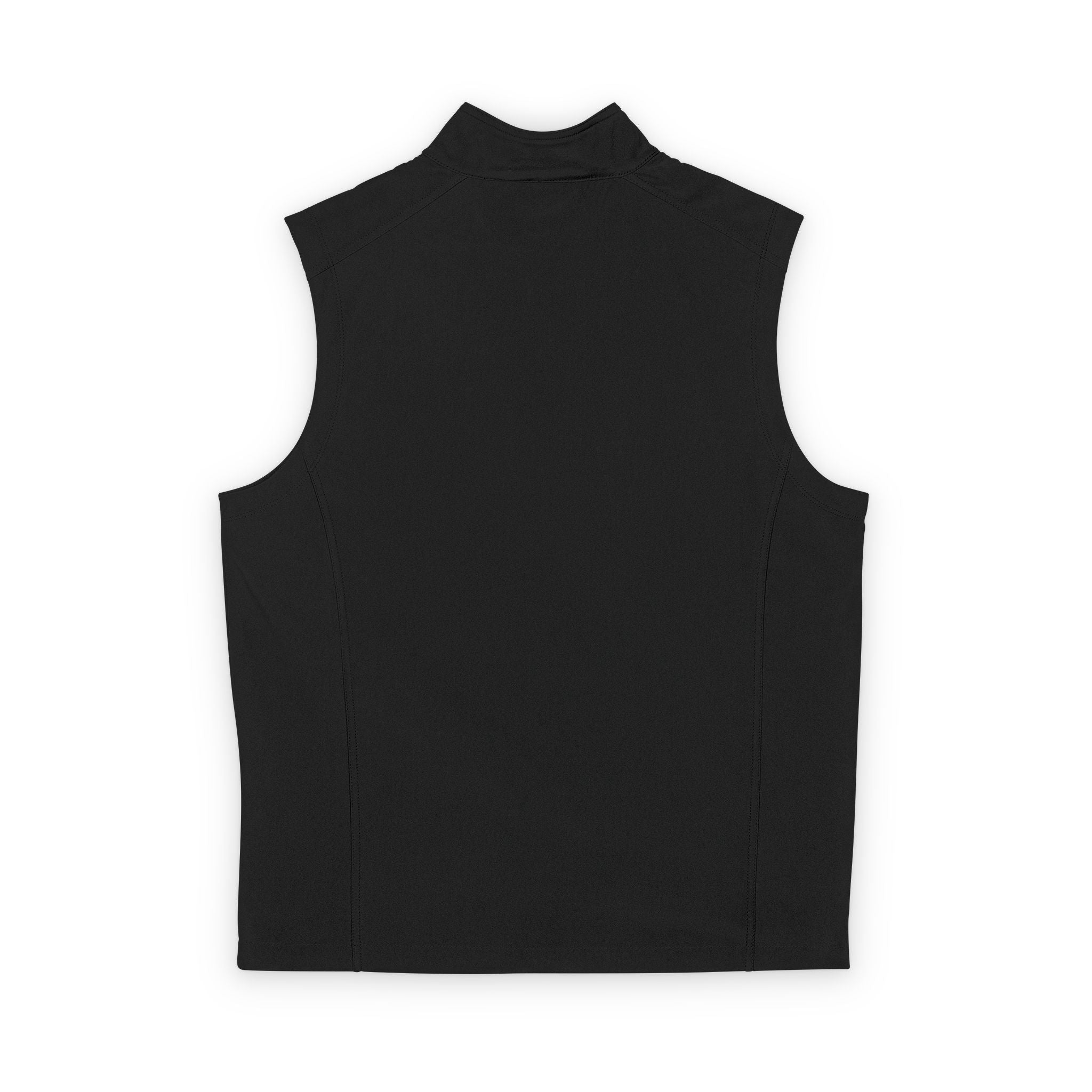 Embroidered Compass Soft Shell Vest — Men's Lightweight Outdoor Layer
