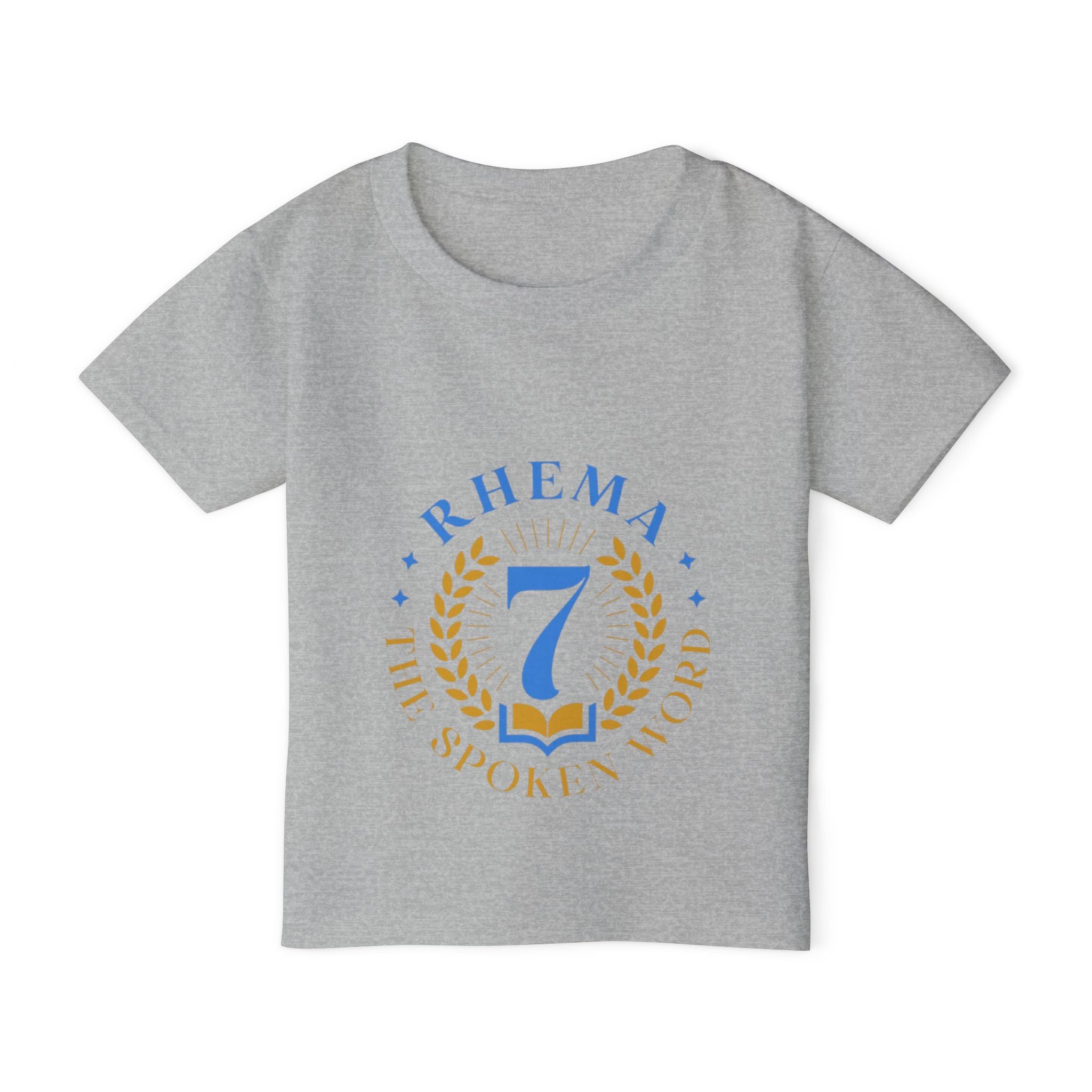 Heavy Cotton Toddler T-shirt, Soft and Stylish Tee for Eco-conscious Kids, Gildan 5100P, Soft Rib Collar, Comfort Fit, White Color Variant,