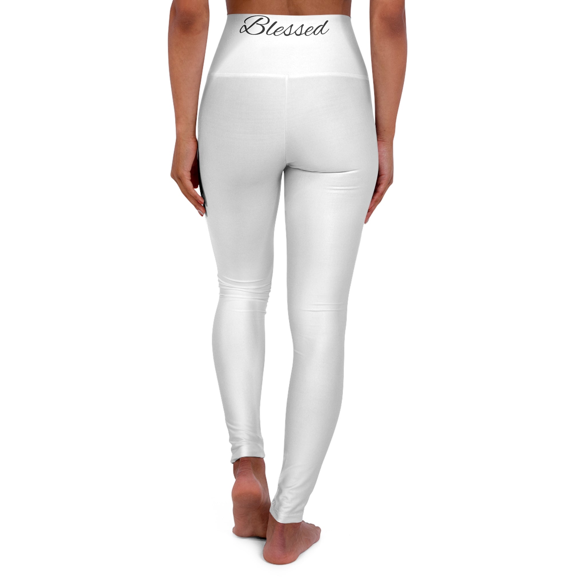 "Blessed" High-Waist Yoga Leggings - Comfortable High-Rise Activewear